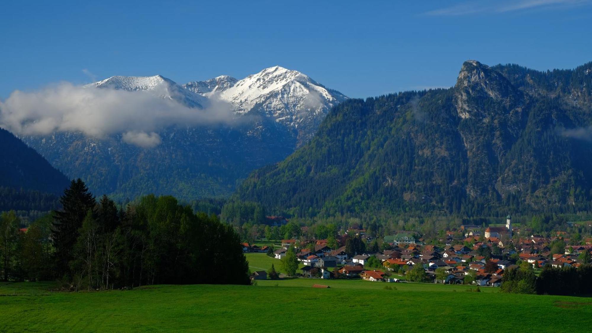 Ferienwohnung Mitteldorf Oberammergau Buitenkant foto